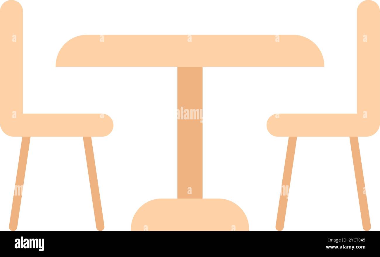 Chairs icon vector image. Suitable for mobile application web application and print media. Stock Vector