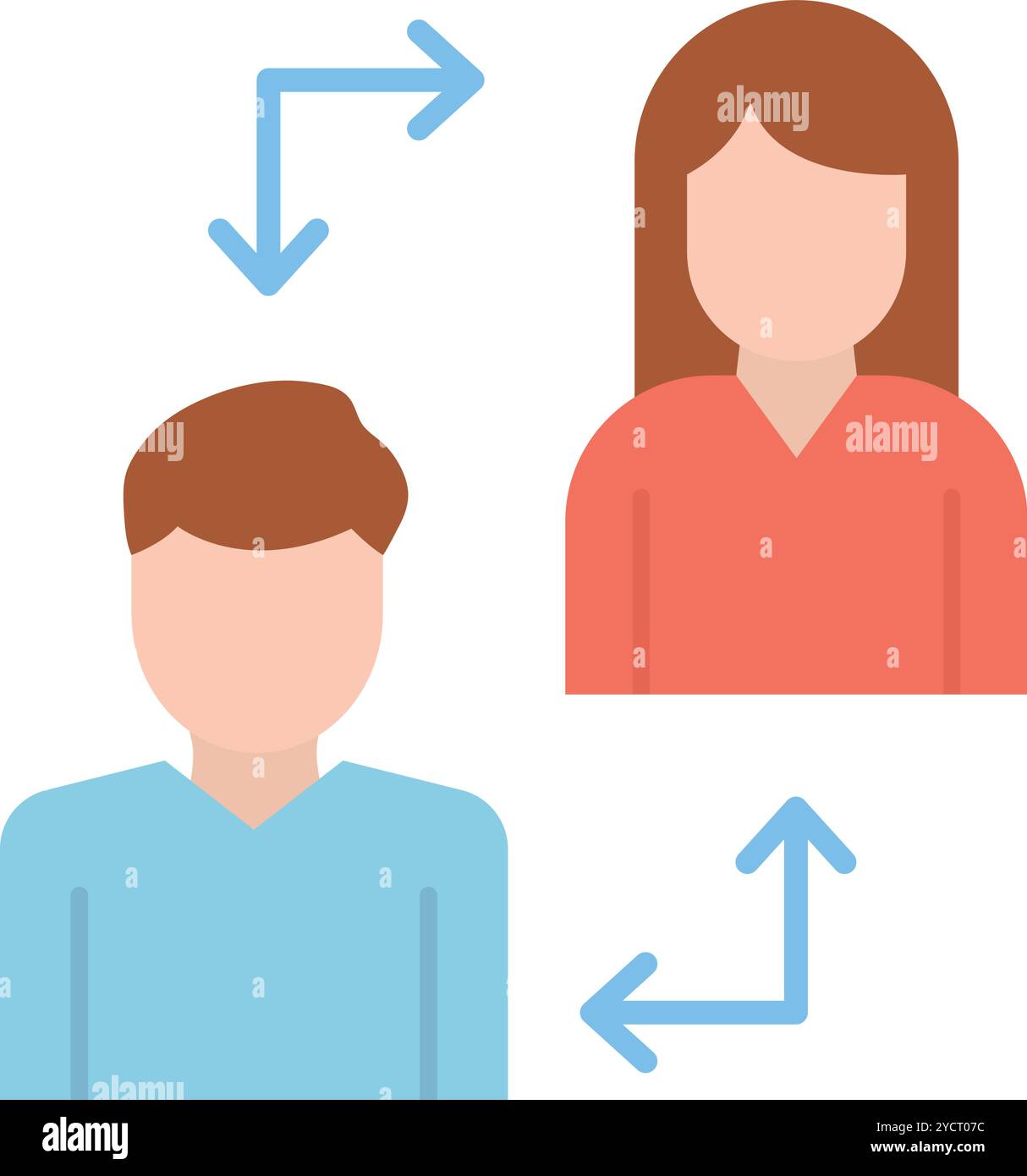 Change icon vector image. Suitable for mobile application web application and print media. Stock Vector