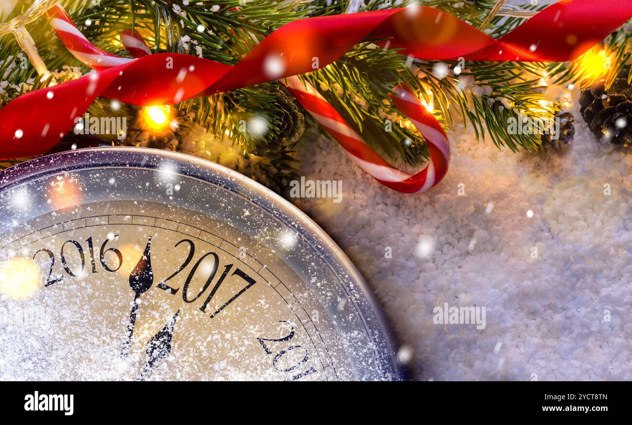 Countdown to midnight stock photo alamy