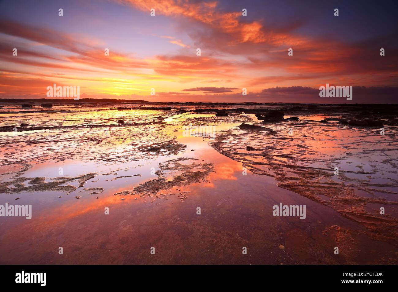 Clouds sunrise mirrored in hi-res stock photography and images - Alamy