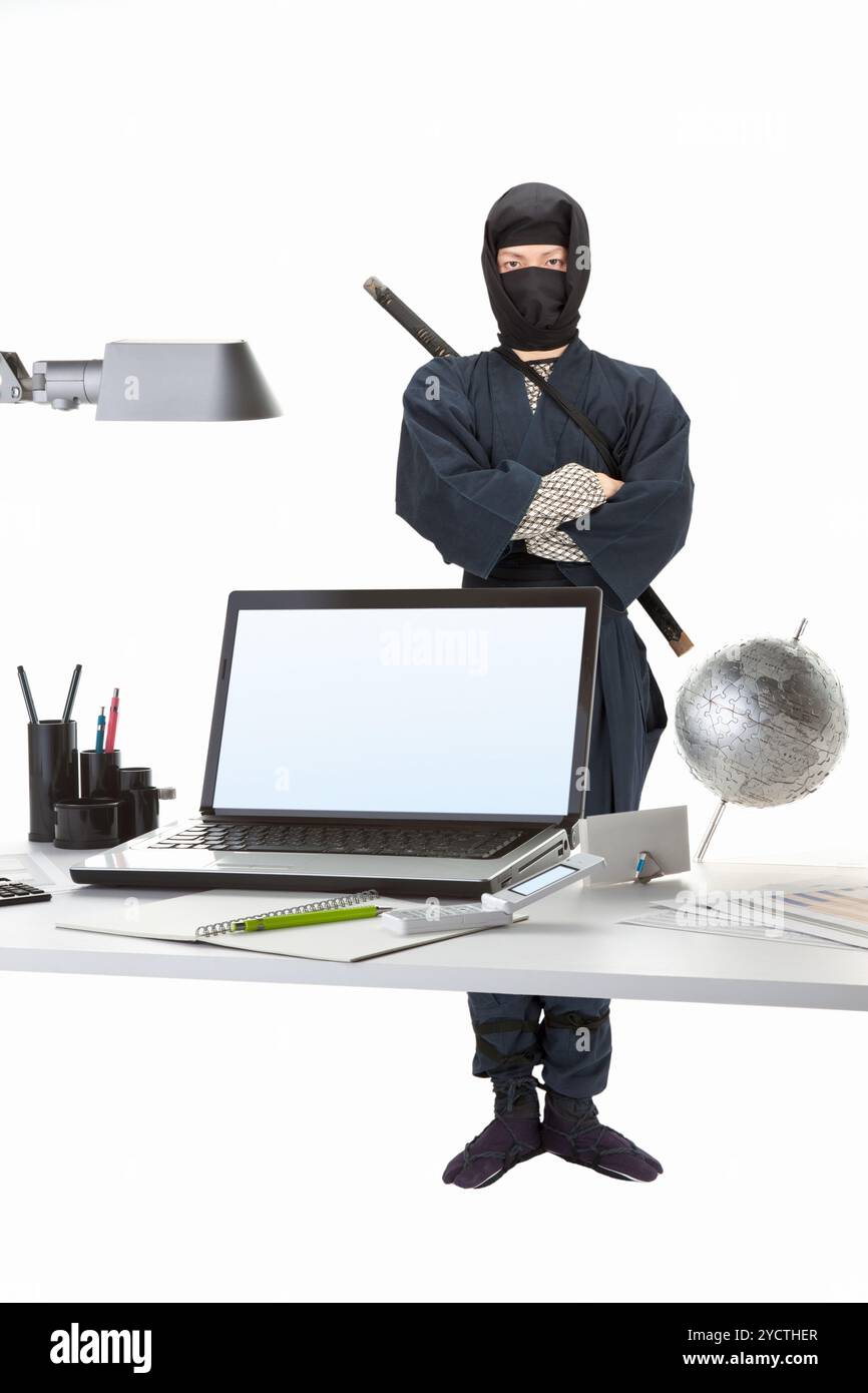 Niha Computer Ninja and PC Stock Photo - Alamy