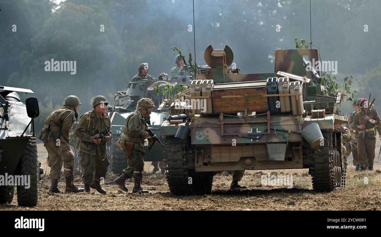 The Sturmgeschütz III was an assault gun produced by Germany during World War II. Stock Photo