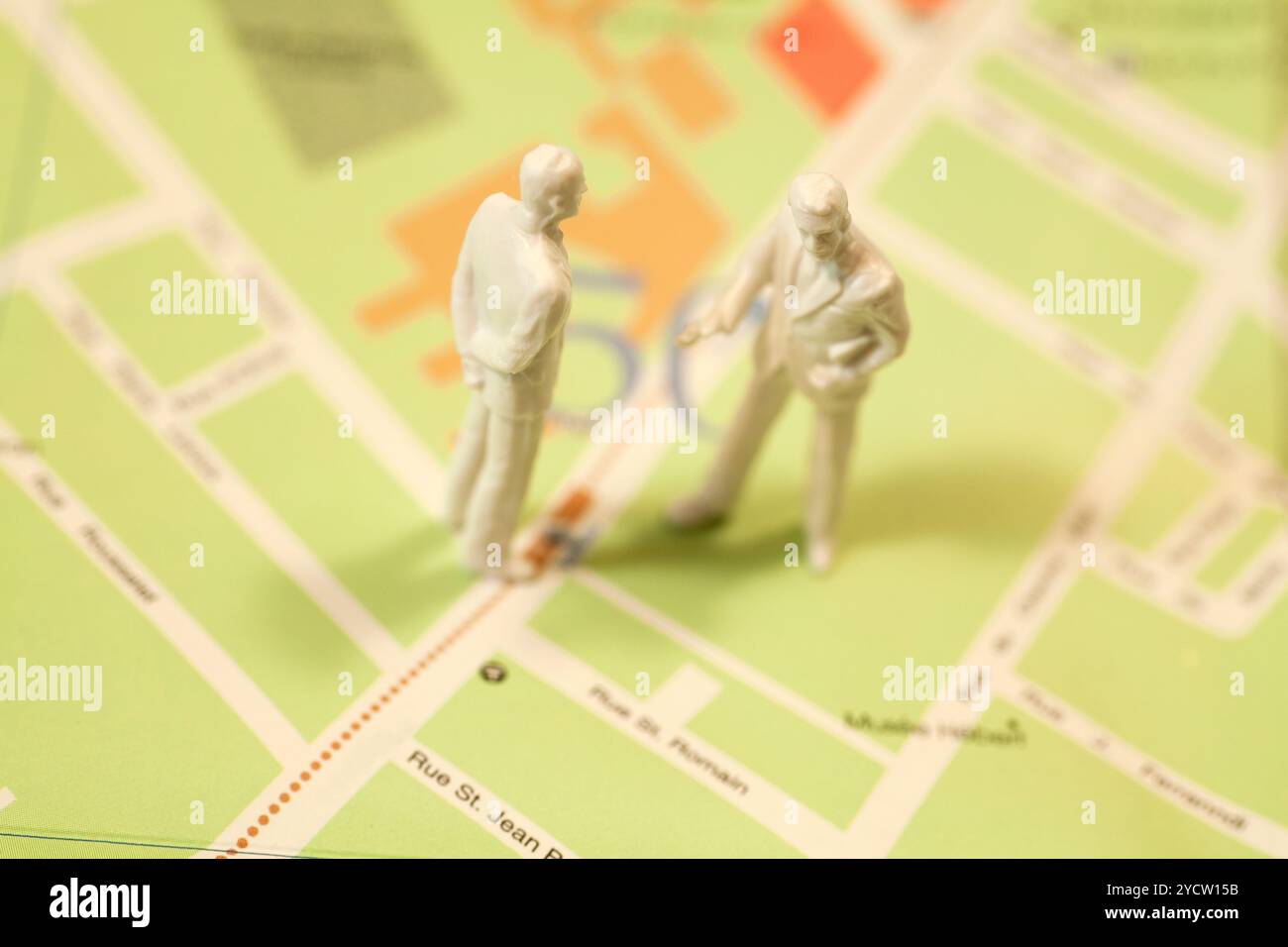 Figurines map hi-res stock photography and images - Alamy