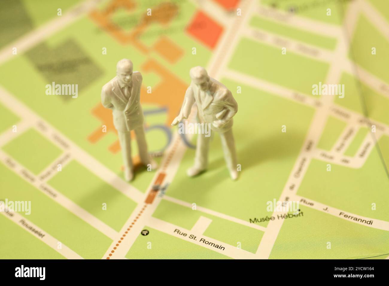 Figurines map hi-res stock photography and images - Alamy