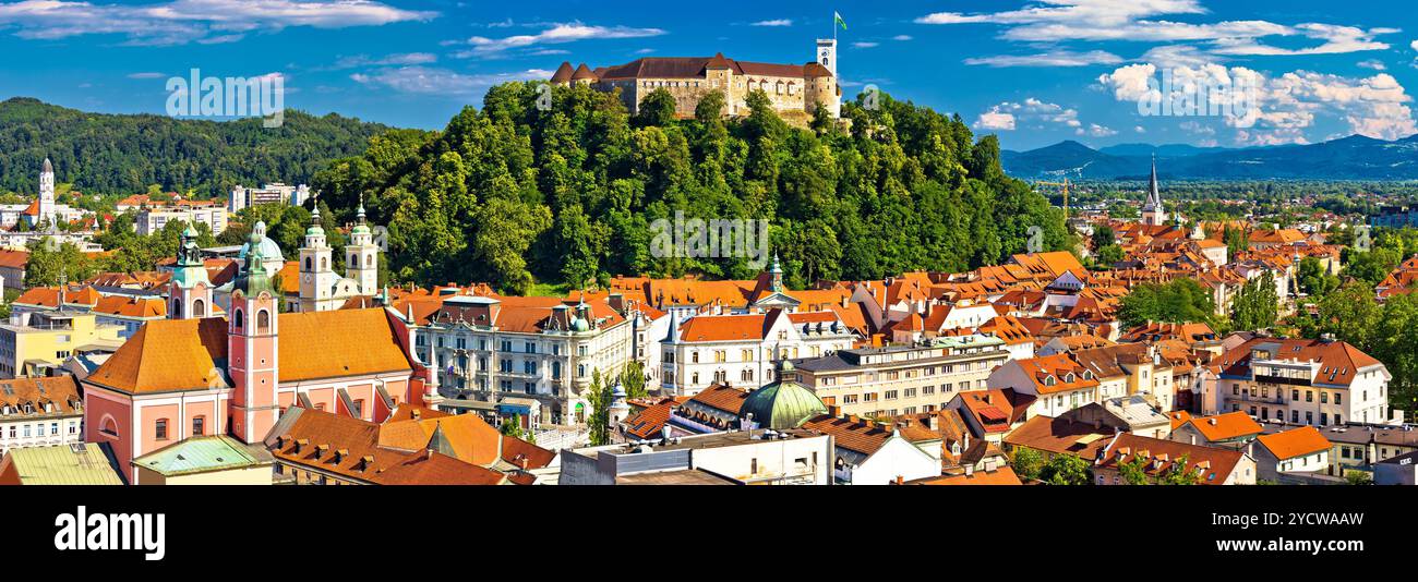 Panoramic aerial view ljubljana hi-res stock photography and images - Alamy