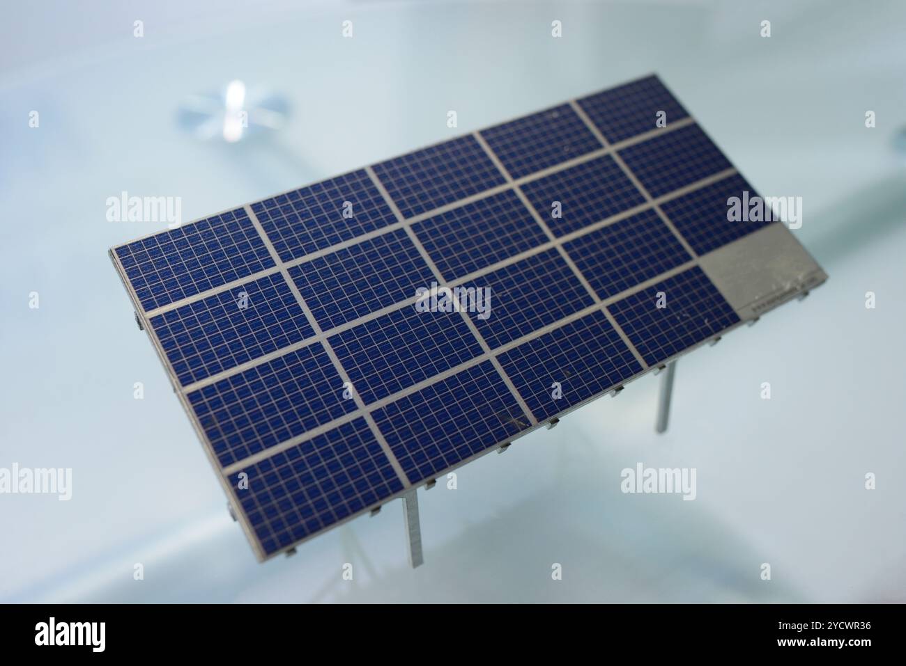 Model of a solar panel set on a stand Stock Photo - Alamy