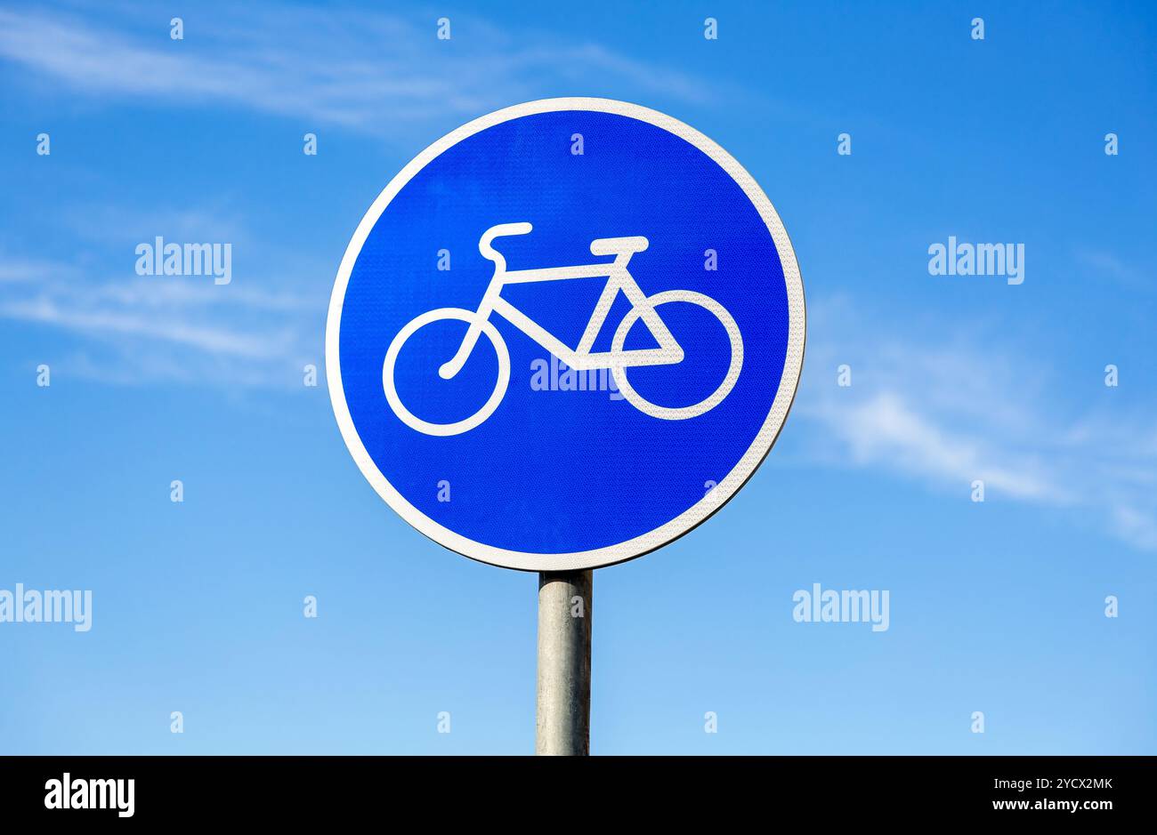 Bicycle pedestrian allowed sign hi-res stock photography and images - Alamy