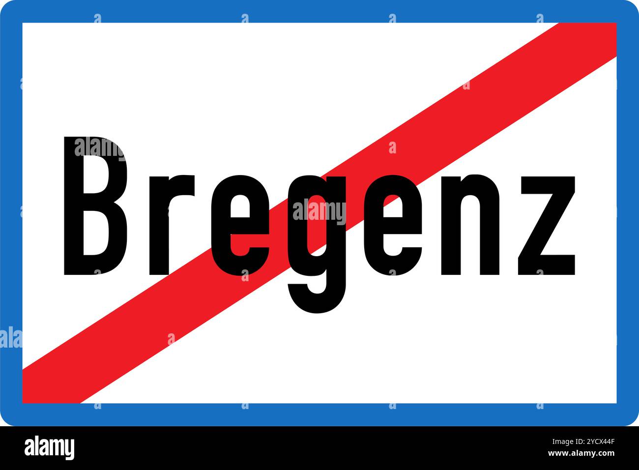 Town area ends, Informational signs, Road signs in Austria (German ...