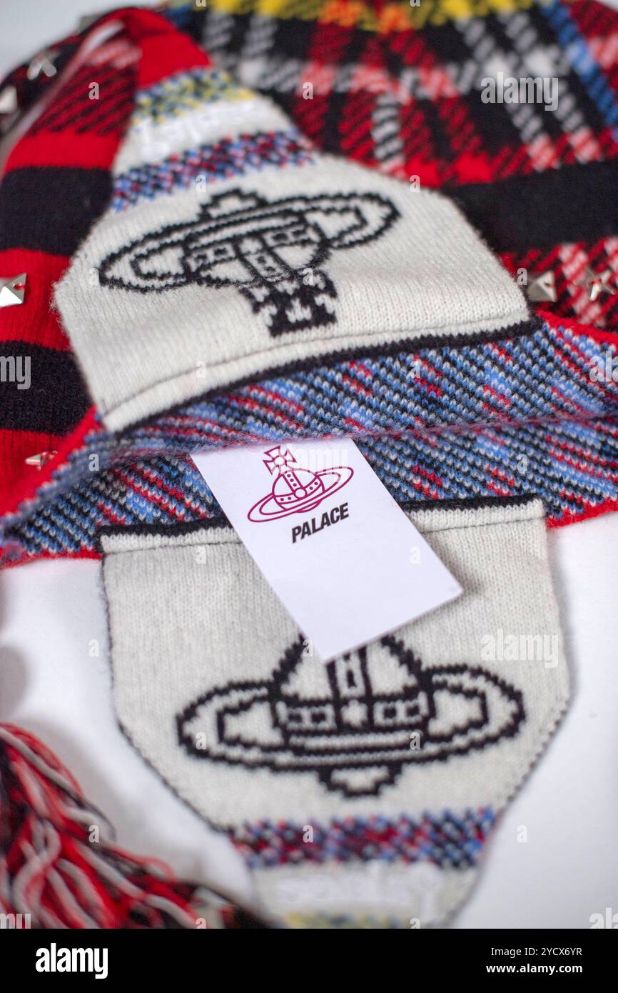 An Orb Knit Earflap Beanie which is part of the recent