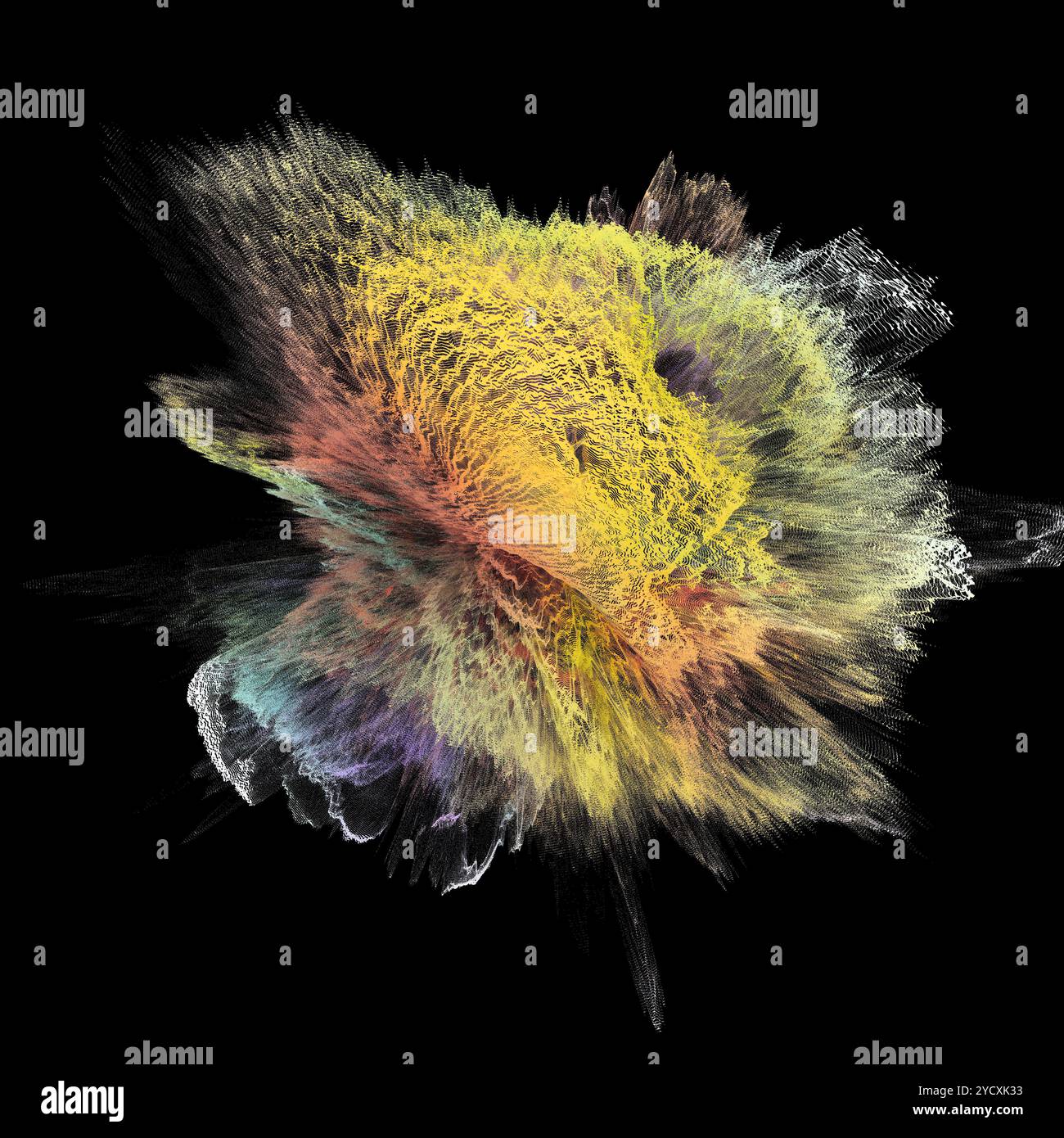 Particle design 3d hi-res stock photography and images - Alamy