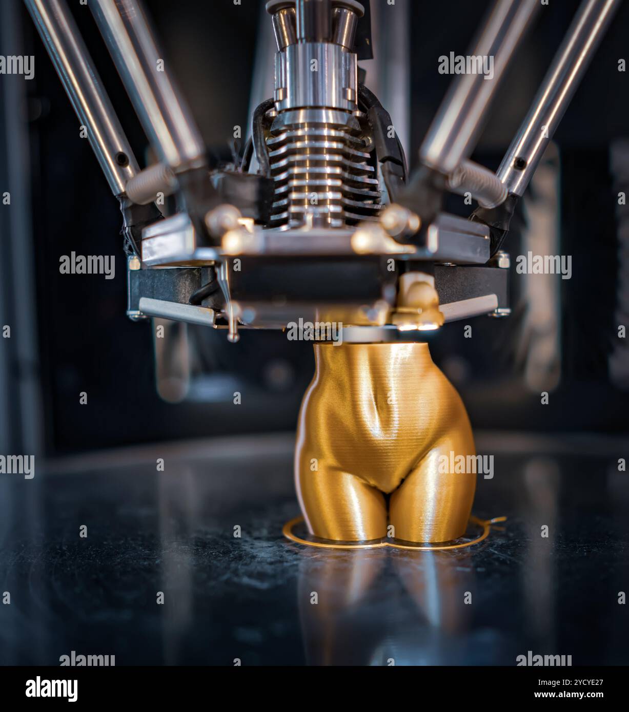 Three dimensional printing machine Stock Photo