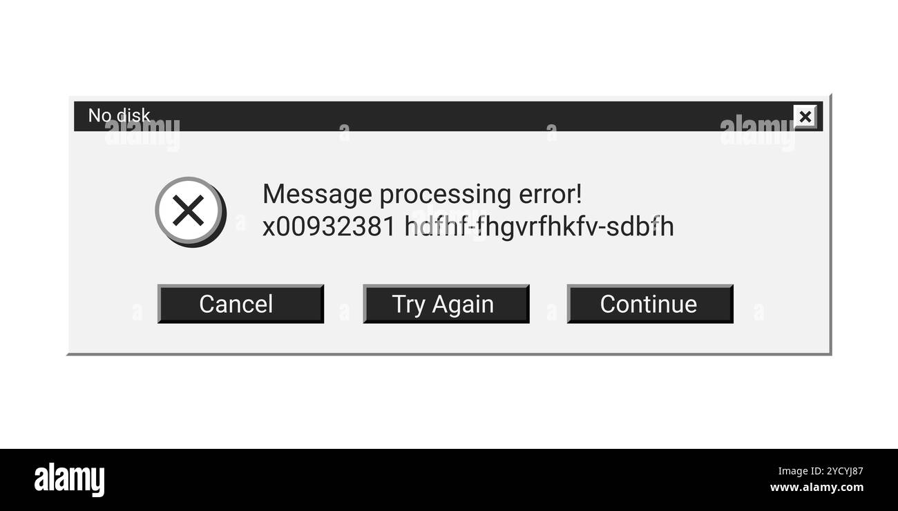 Error black hi-res stock photography and images - Alamy