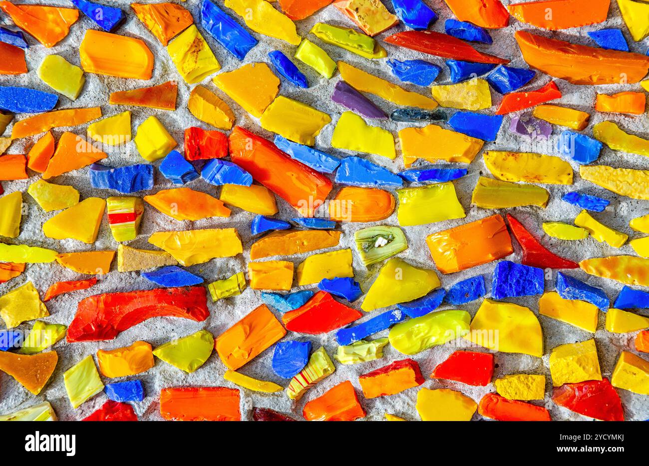 Abstract colorful mosaic texture as background Stock Photo