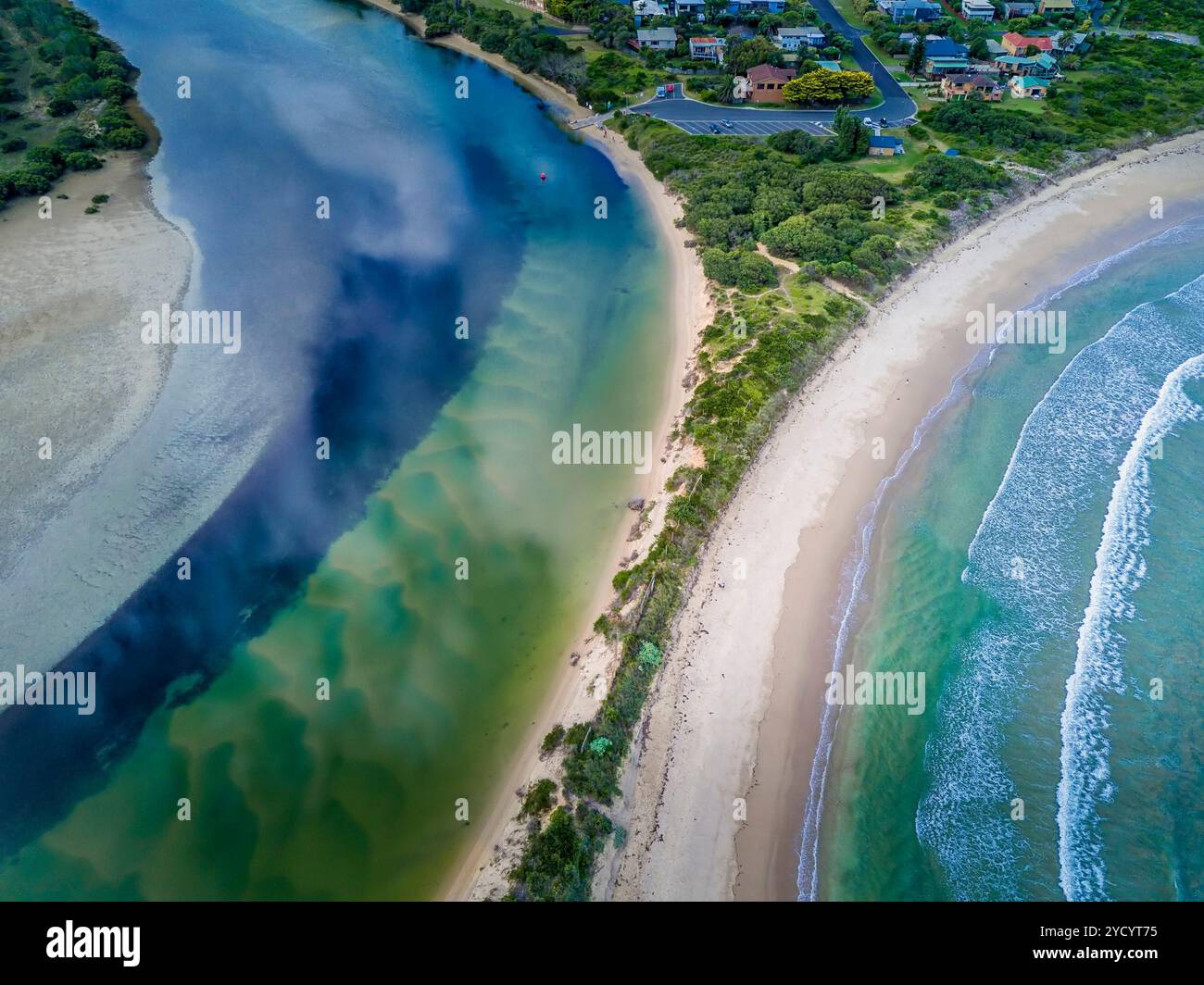 Where the river meets the sea hi-res stock photography and images - Alamy
