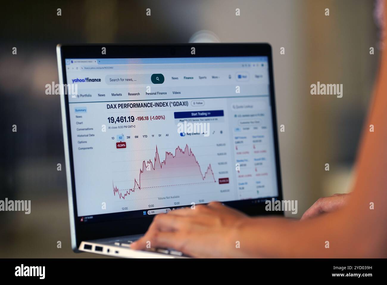 Dax stock market index hi-res stock photography and images - Alamy, image size:1300x956