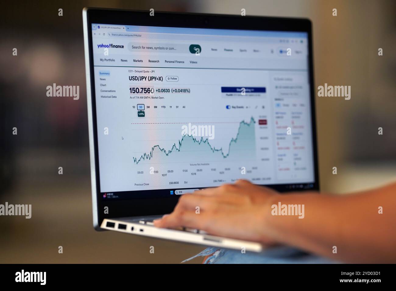 Usd jpy hi-res stock photography and images - Alamy