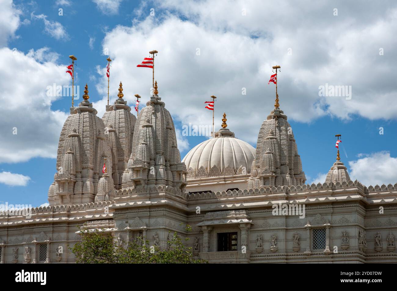 BAPS Shri Swaminarayan Mandir, London, UK Stock Photo