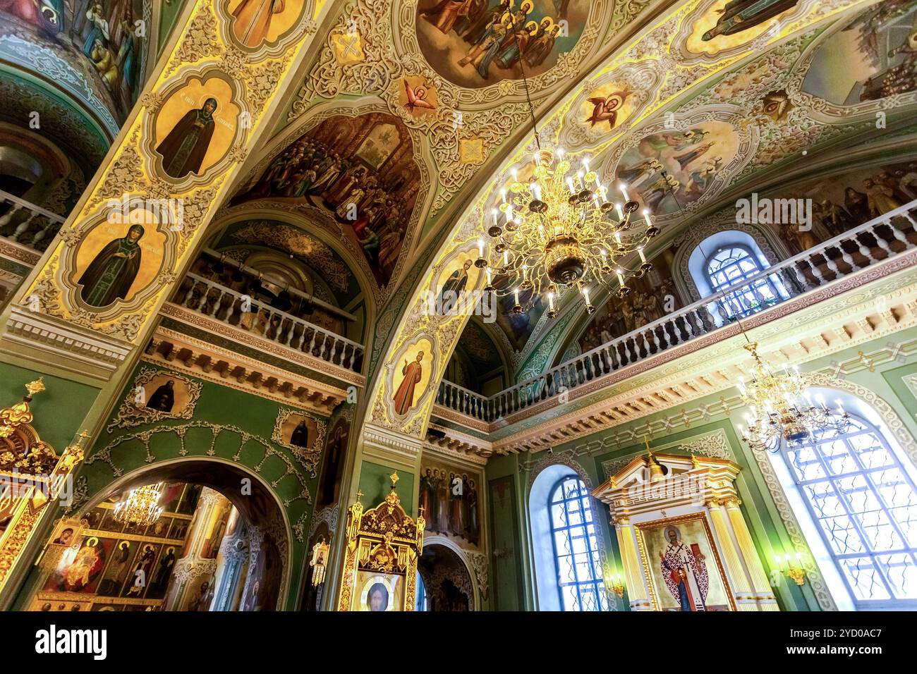 Interior of the Annunciation Cathedral of the Kazan Kremlin Stock Photo