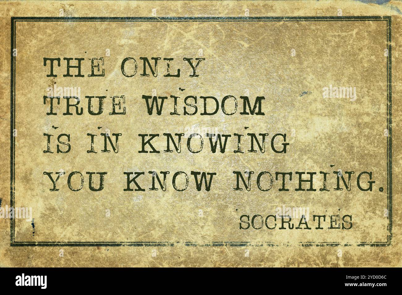True Wisdom Is In Knowing You Know Nothing Ancient Greek Philosopher