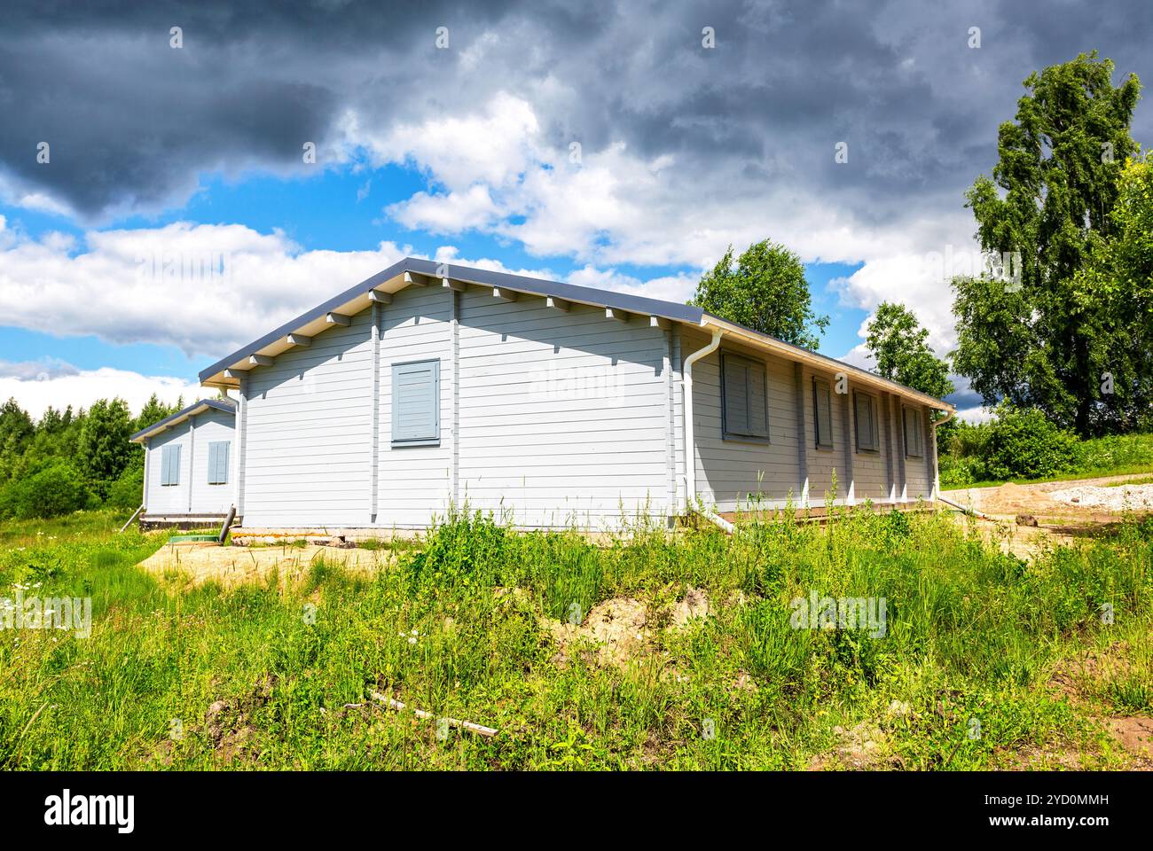 Finnish rustic holiday wooden home Stock Photo - Alamy - Finnish Rustic Home Renovation Ideas