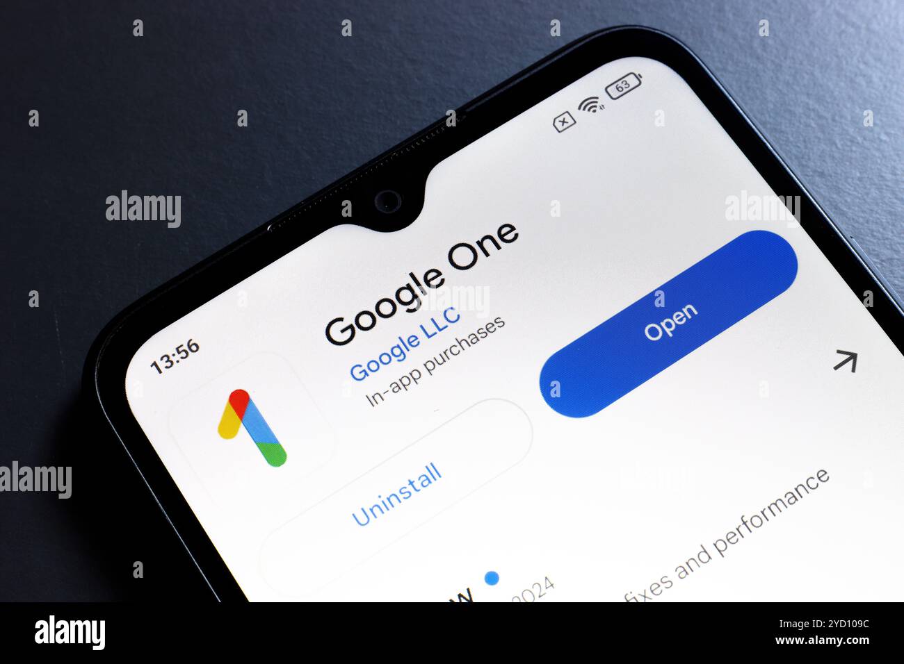 October 24, 2024, Portugal. In this photo illustration, the Google One ...