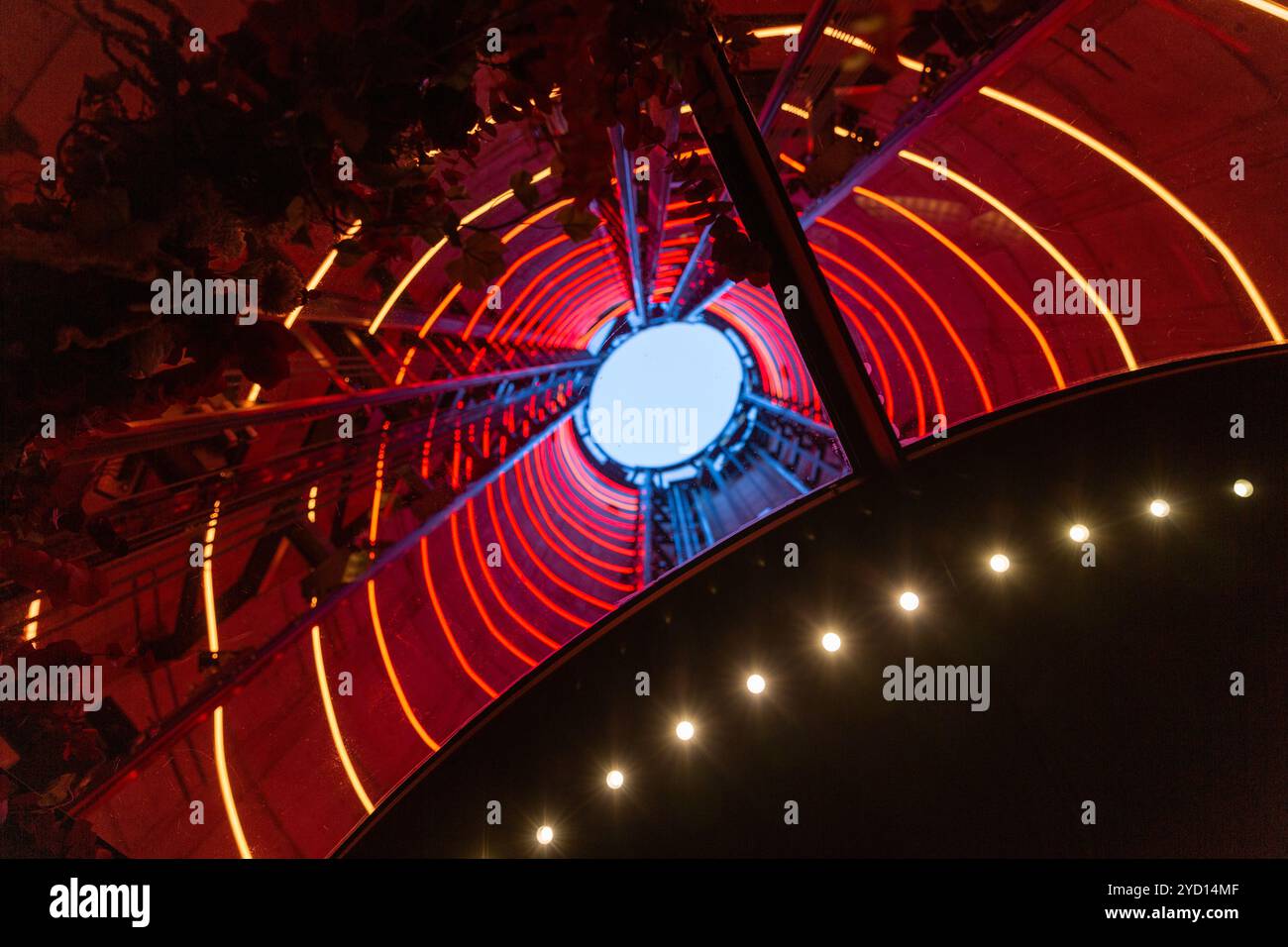 Battersea Power Station Light festival, London Stock Photo