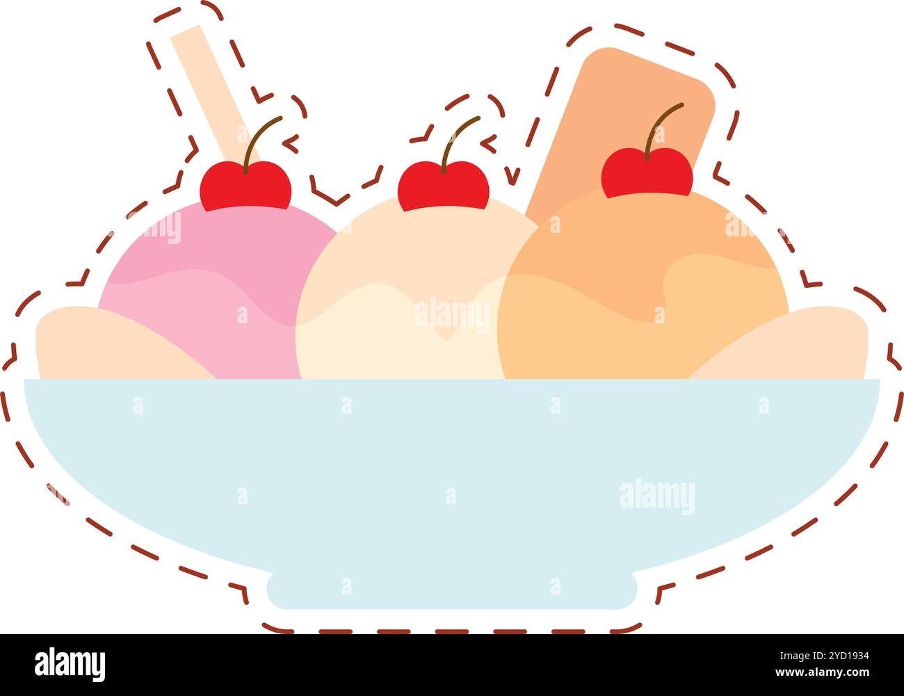 Ice cream sundae icon Vector Stock Vector Image & Art - Alamy