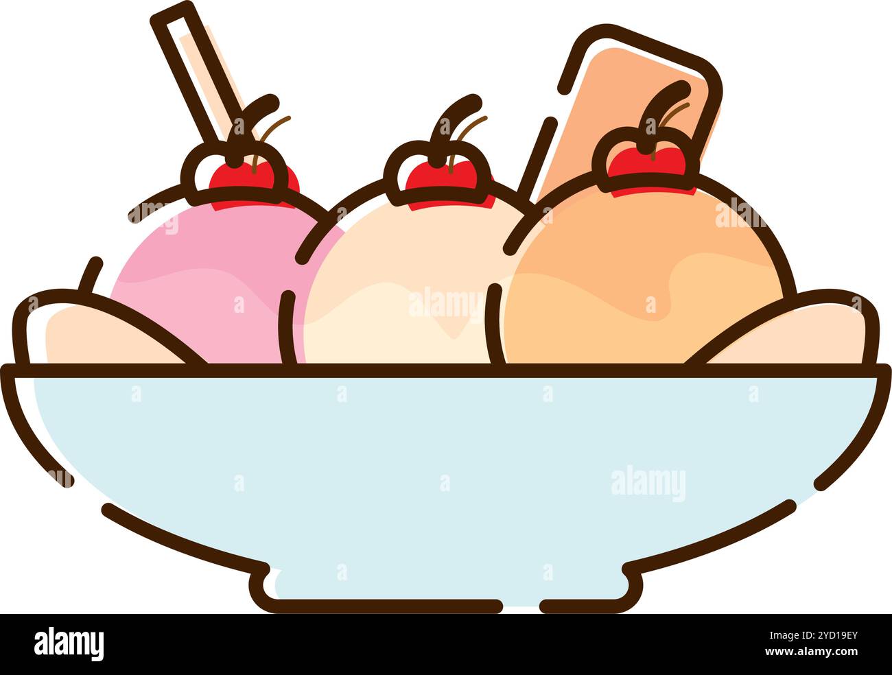 Ice cream sundae icon Vector Stock Vector Image & Art - Alamy