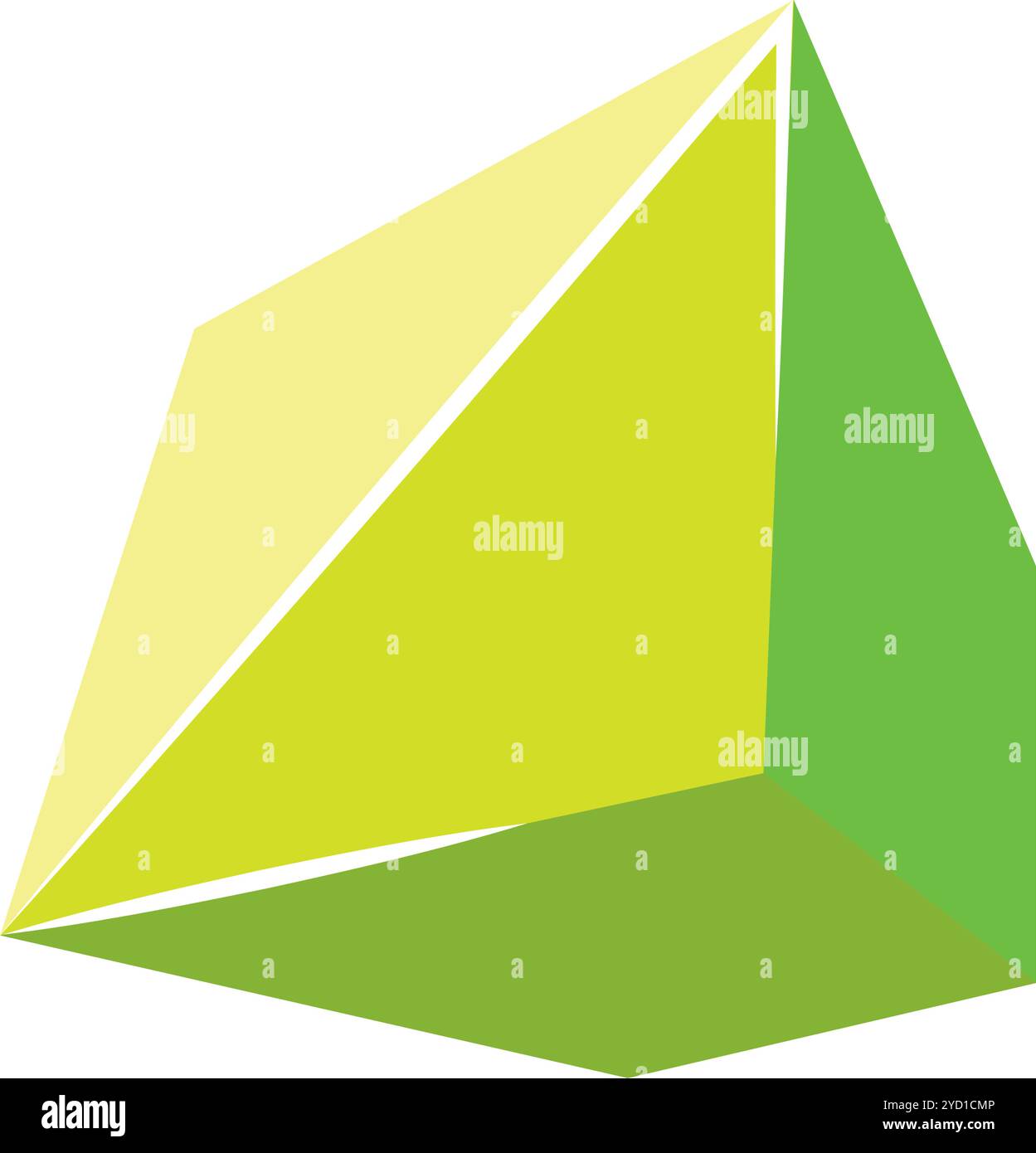 Geometric colored crystal structure abstract Vector Stock Vector Image ...
