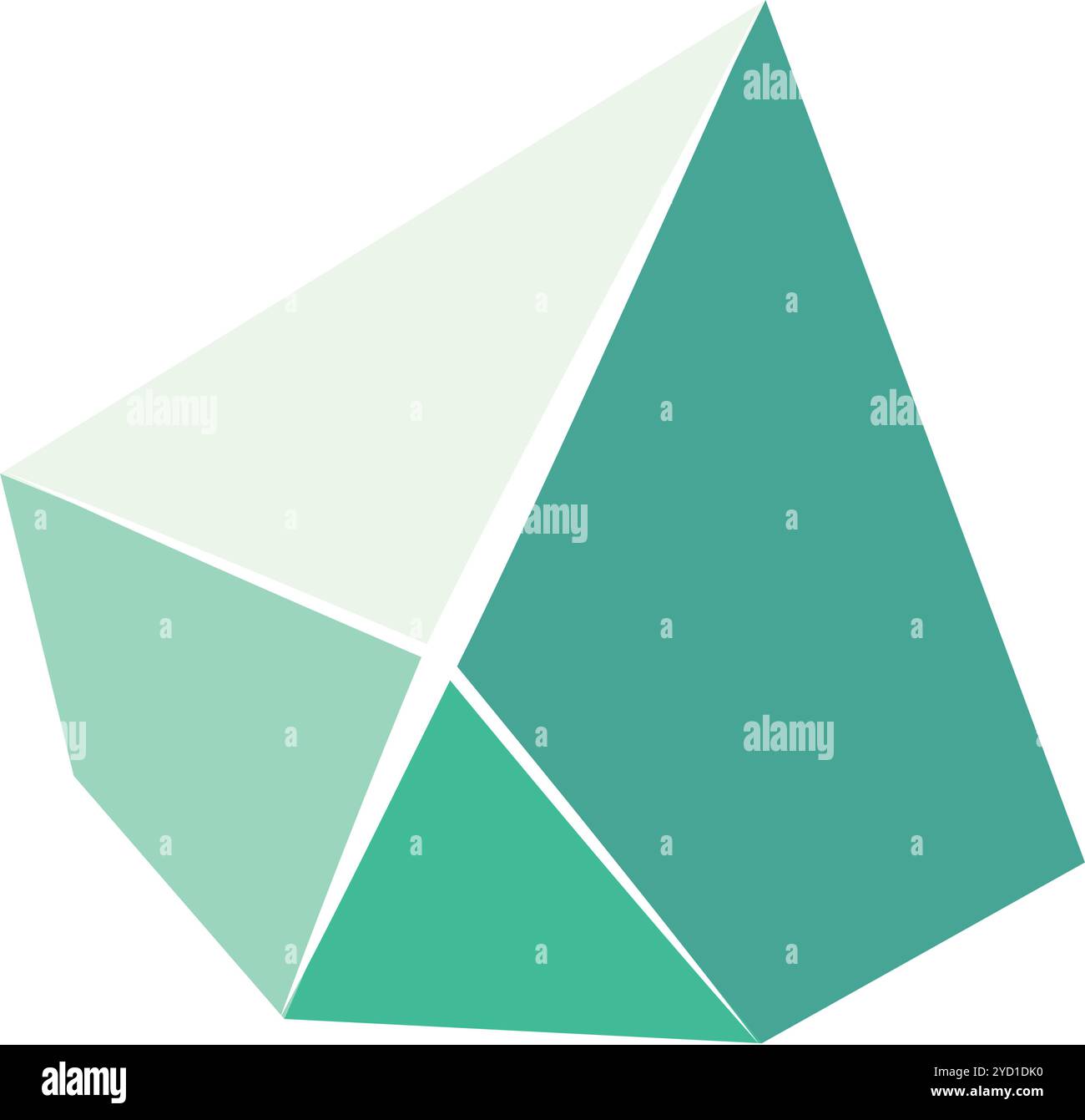 Geometric colored crystal structure abstract Vector Stock Vector Image ...