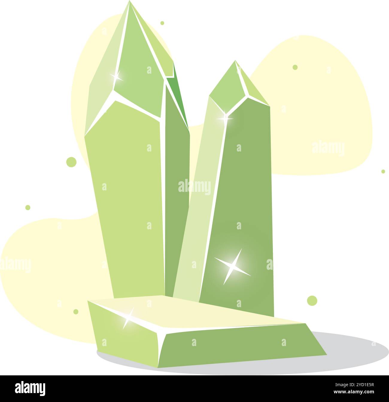 Geometric colored crystal structure abstract Vector Stock Vector Image ...