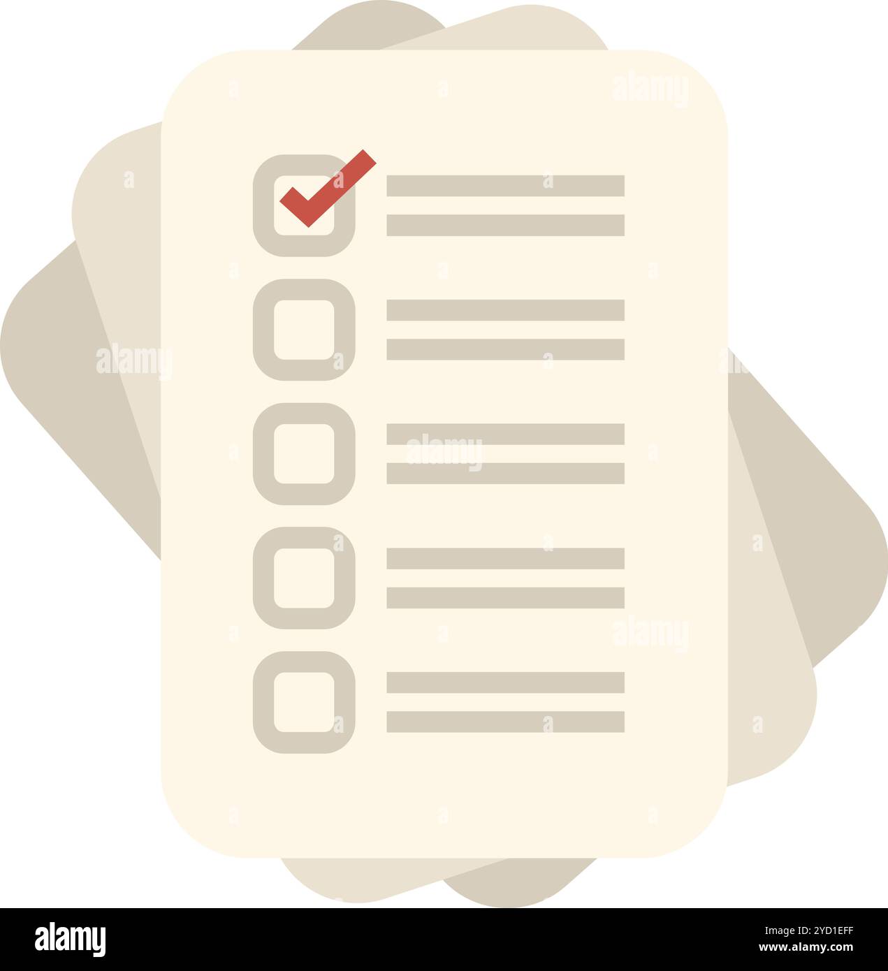 Check mark confirming task hi-res stock photography and images - Alamy