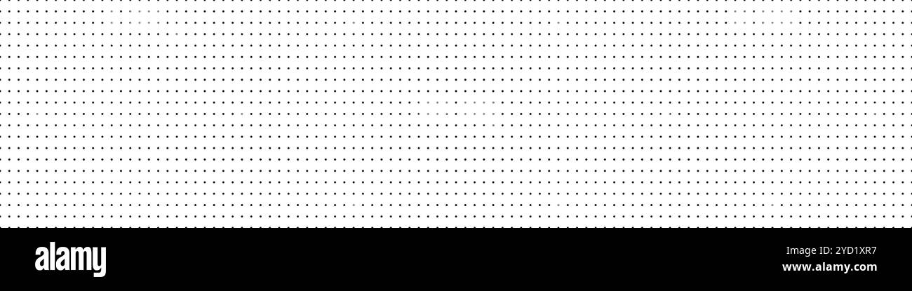 Seamless dot grid pattern with notebook texture. Geometric background for bullet journal. Flat vector illustration isolated on white background. Stock Vector