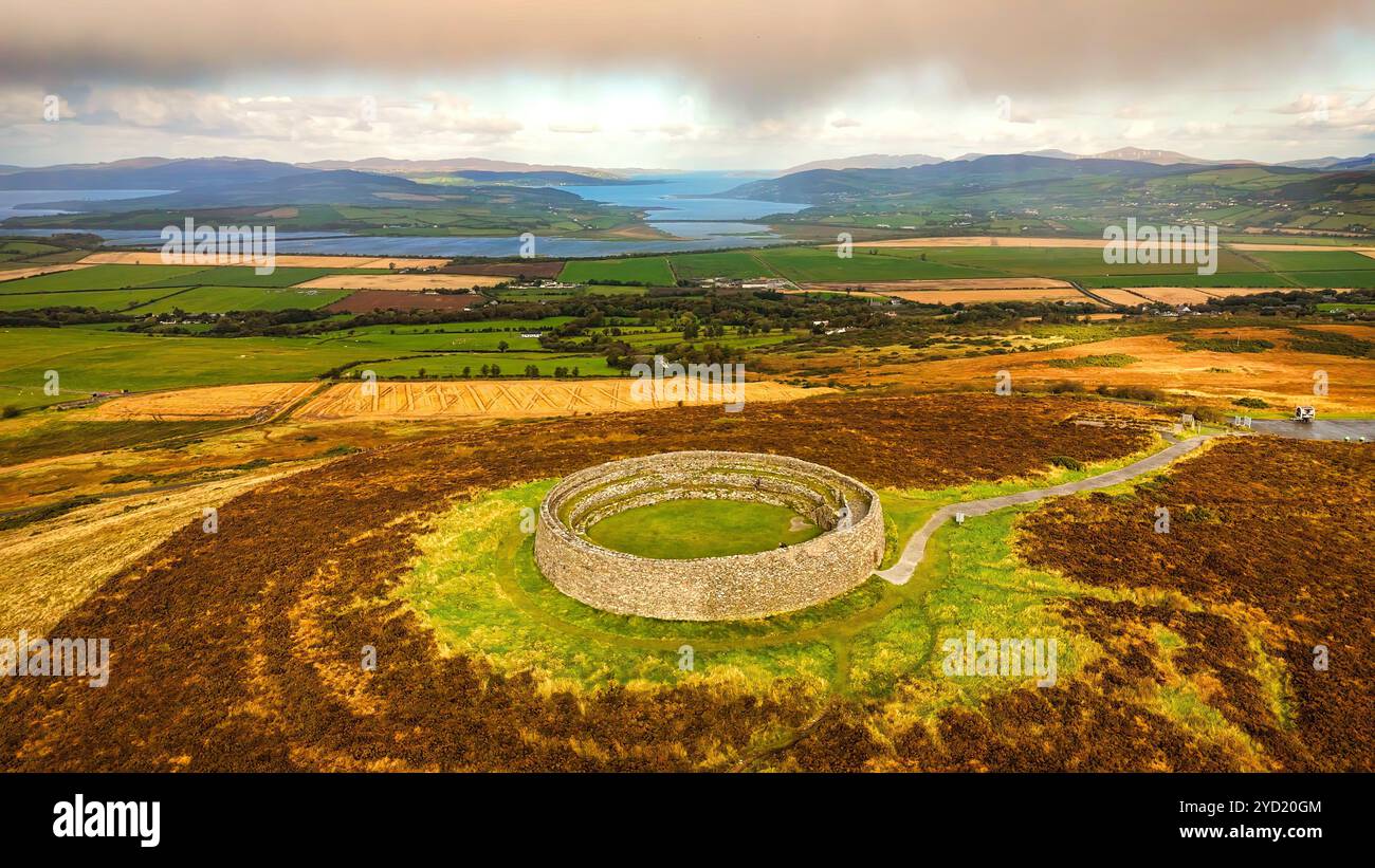 Ruins of Grianan of Aileach in Ireland - an Ancient Stone Structure ...