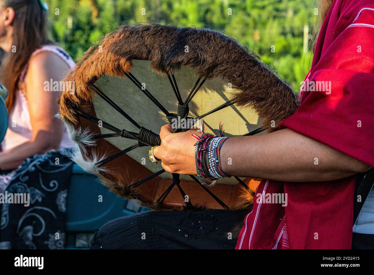 Indian drum at powwow hi-res stock photography and images - Alamy