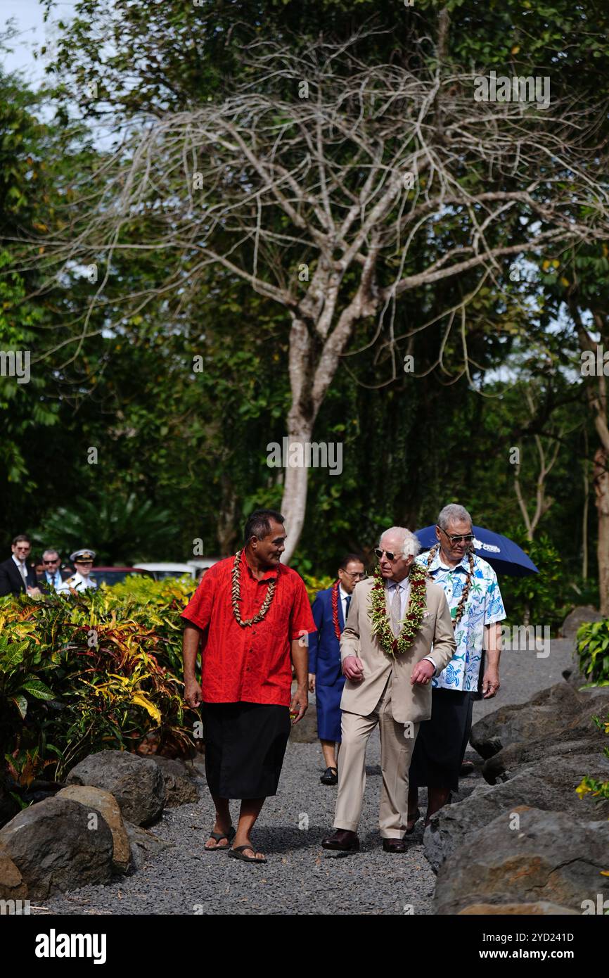 King Charles III during a visit to officially open The King's Garden(02)