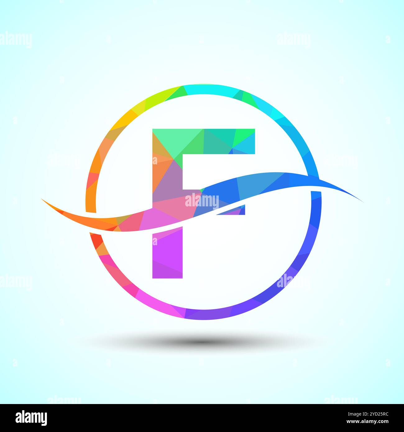 English Alphabet with swoosh or ocean wave logo design. Graphic ...