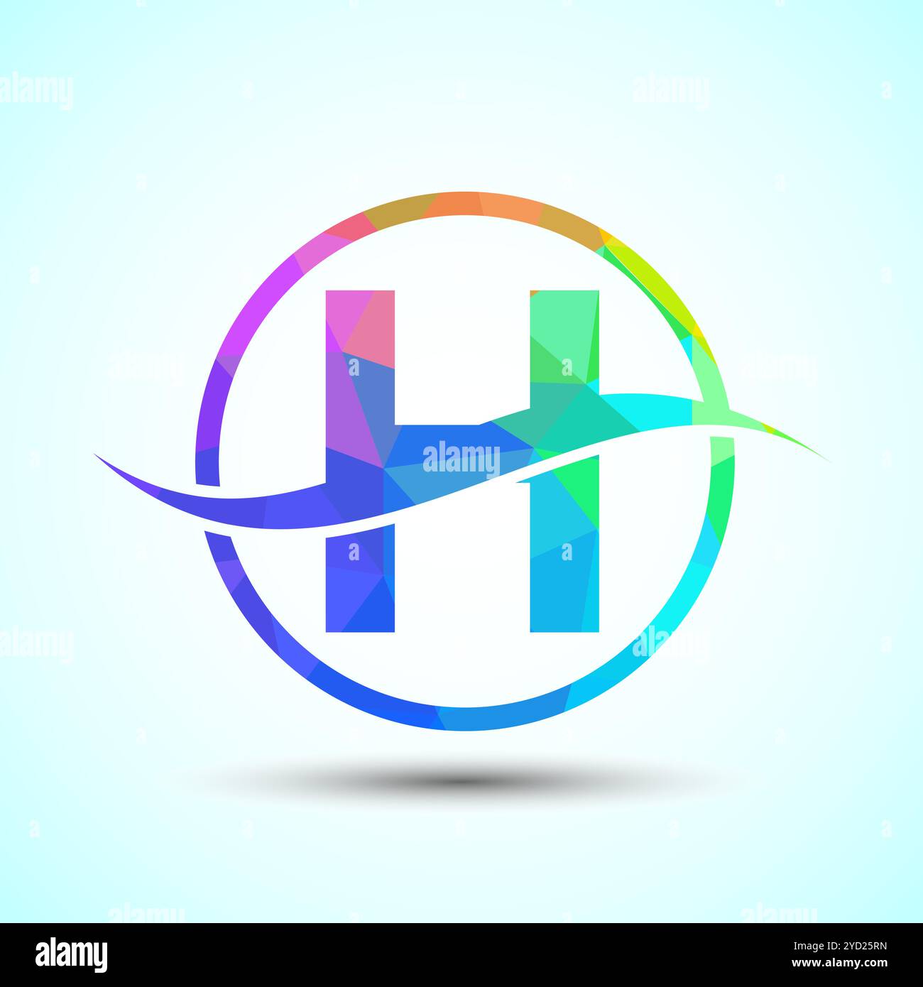 English Alphabet with swoosh or ocean wave logo design. Graphic ...