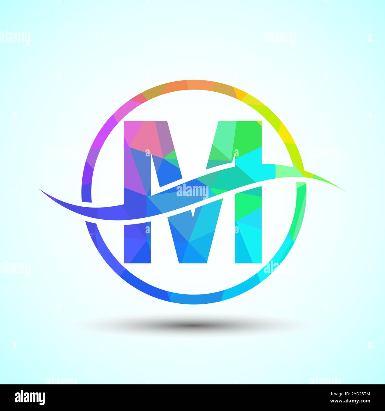 English Alphabet with swoosh or ocean wave logo design. Graphic ...