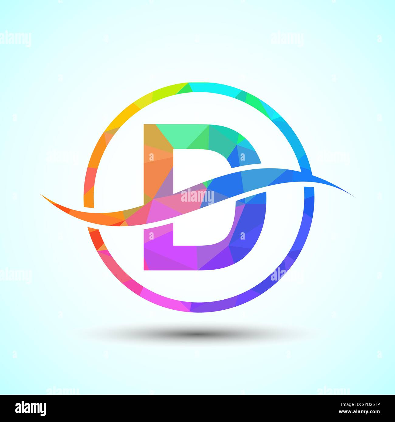 English Alphabet with swoosh or ocean wave logo design. Graphic ...