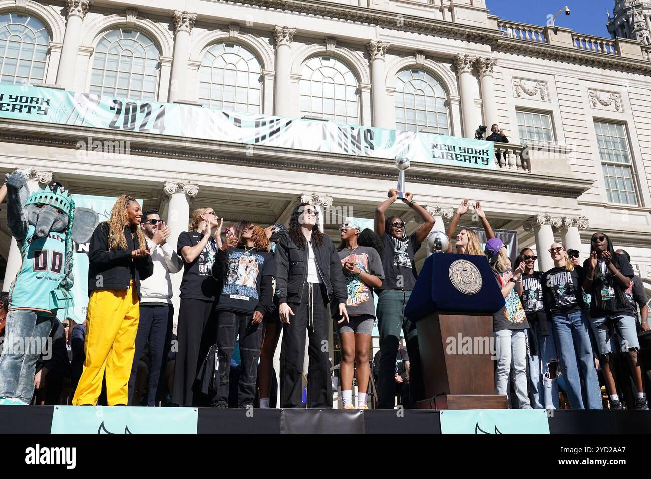 2024 wnba champions new york liberty hires stock photography and