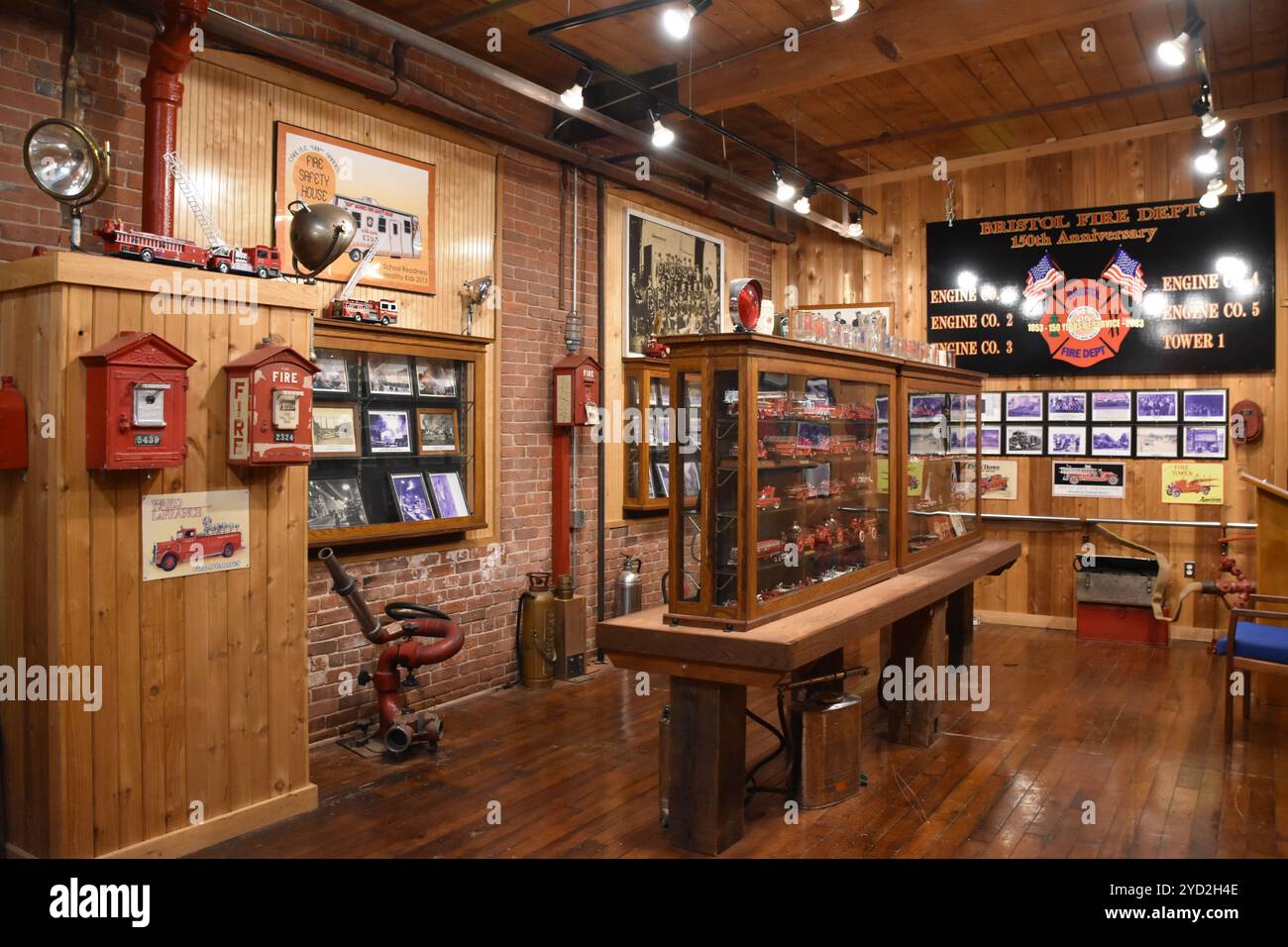 The Museum of Fire History in Bristol, Connecticut Stock Photo