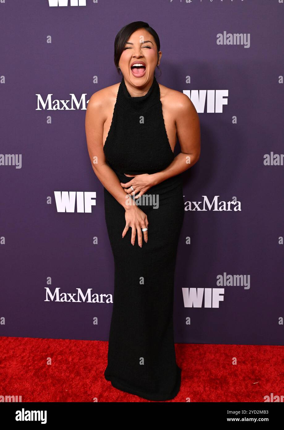 Annie Gonzalez arriving to the 2024 WIF Honors held at the Beverly