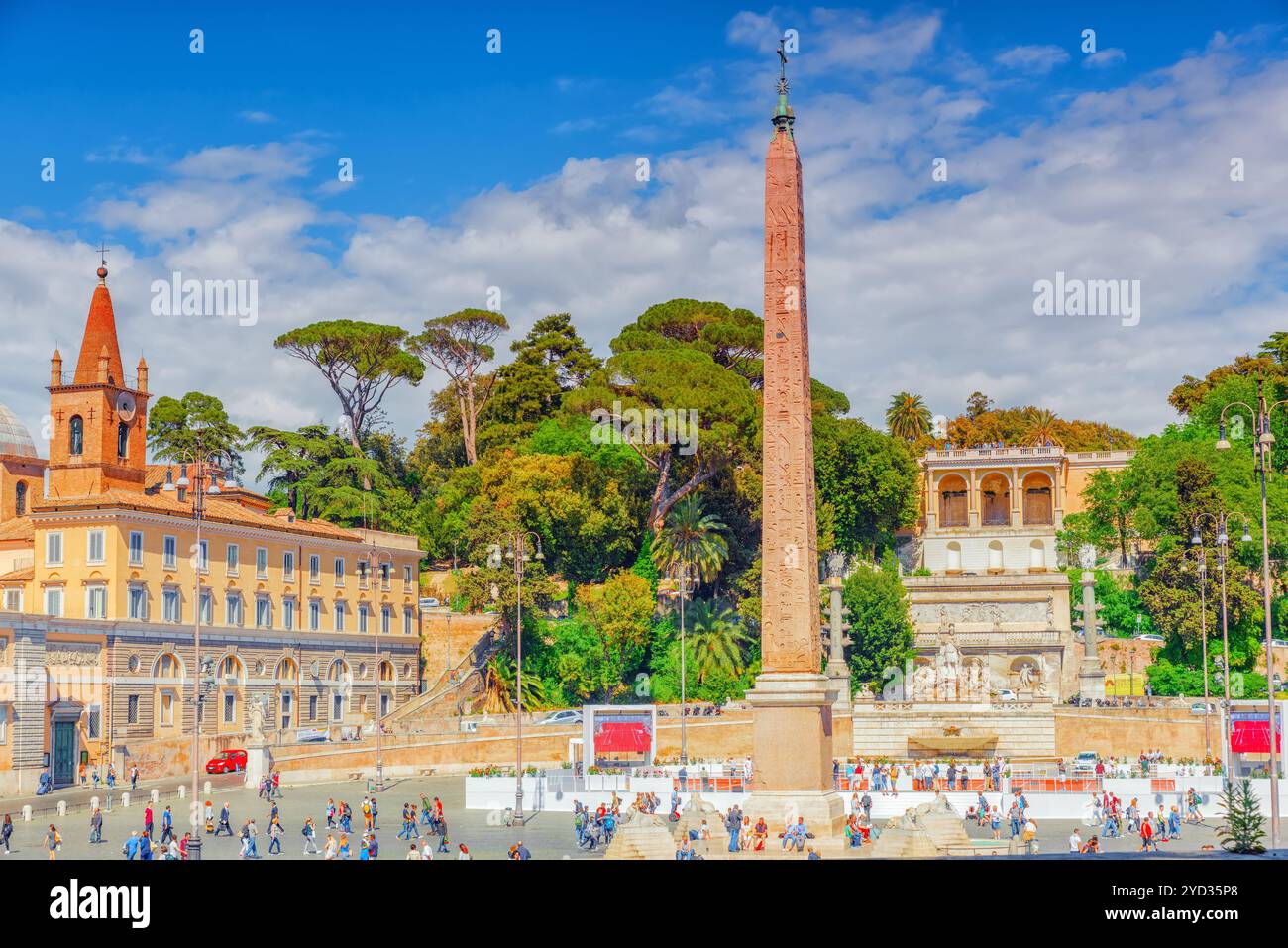 ROME, ITALY - MAY 08,2017 : One of the most beautiful Roman squares is ...