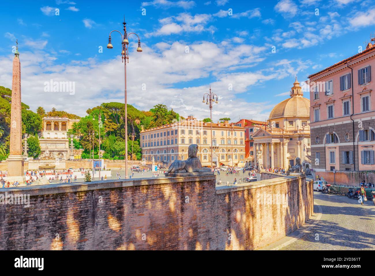 ROME, ITALY - MAY 08,2017 : One of the most beautiful Roman squares is ...
