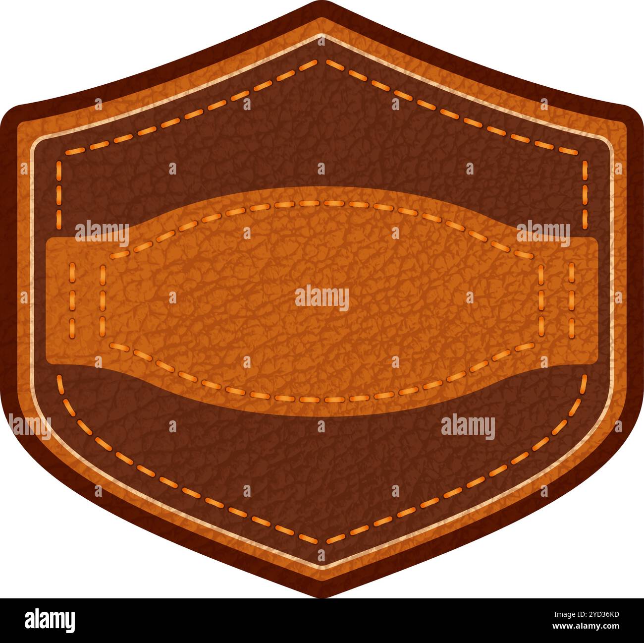 Jeans leather label vector design Cut Out Stock Images & Pictures - Alamy