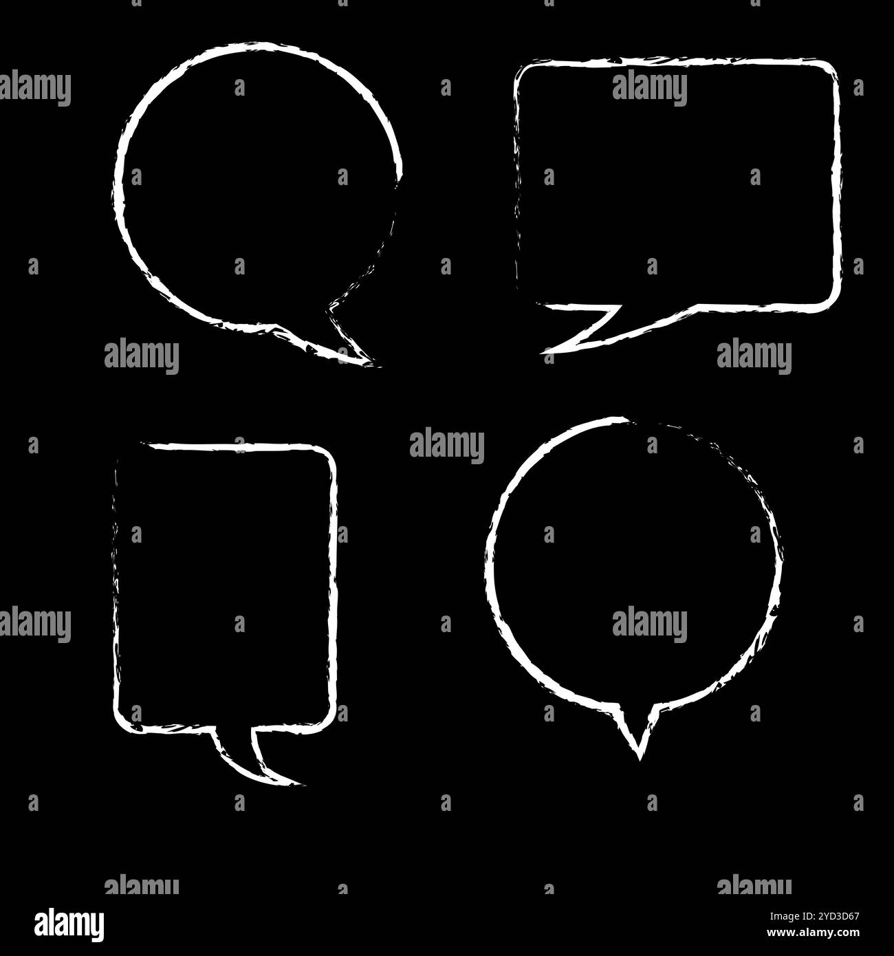 Talk set Black and White Stock Photos & Images - Alamy