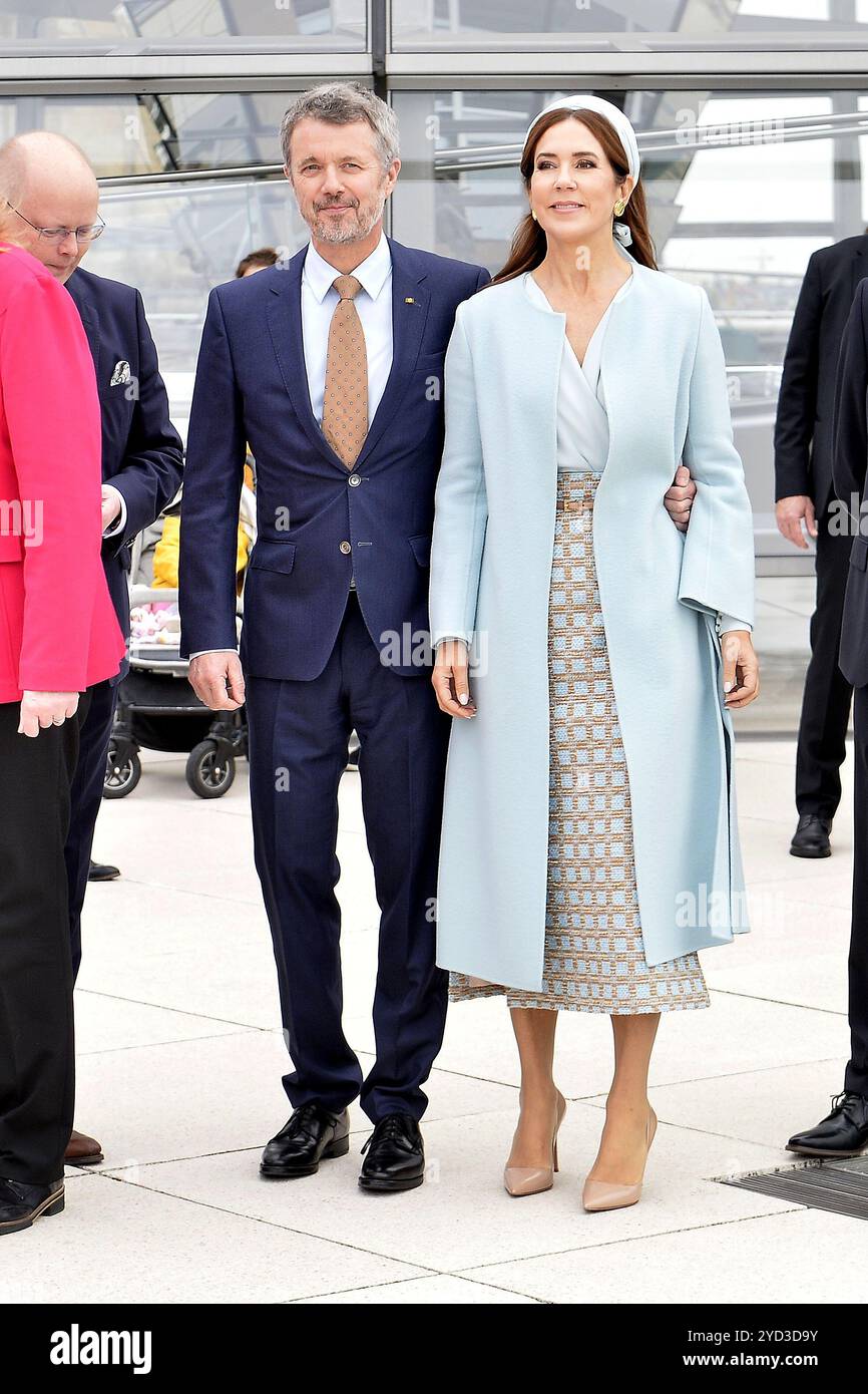Koenig Frederik und Koenigin Mary von Daenemark beim Empfang im ...