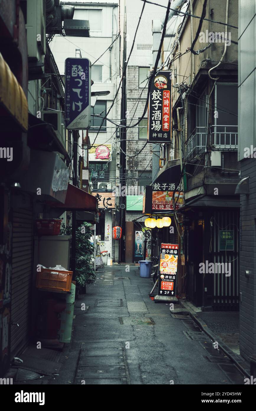 Tokyo nightlife neon billboards hi-res stock photography and images - Alamy