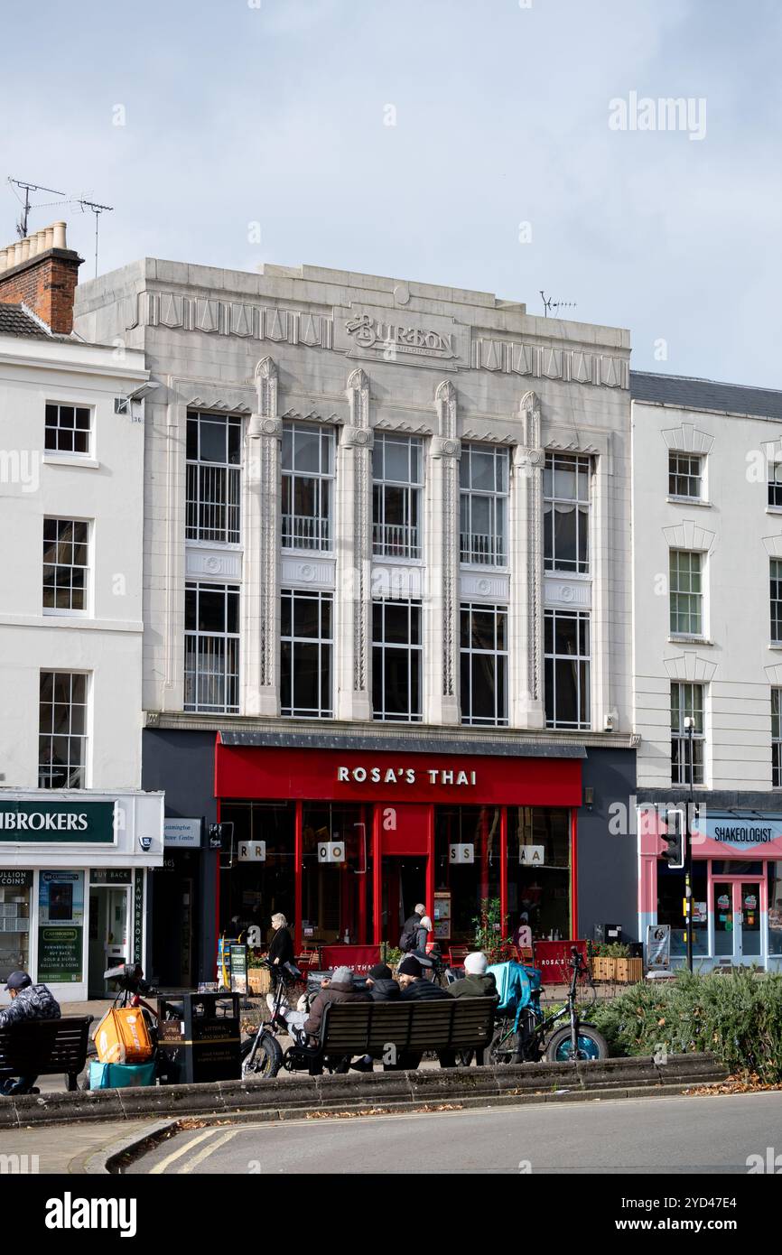 Former Burton tailors building, The Parade, Leamington Spa, Warwickshire, UK Stock Photo